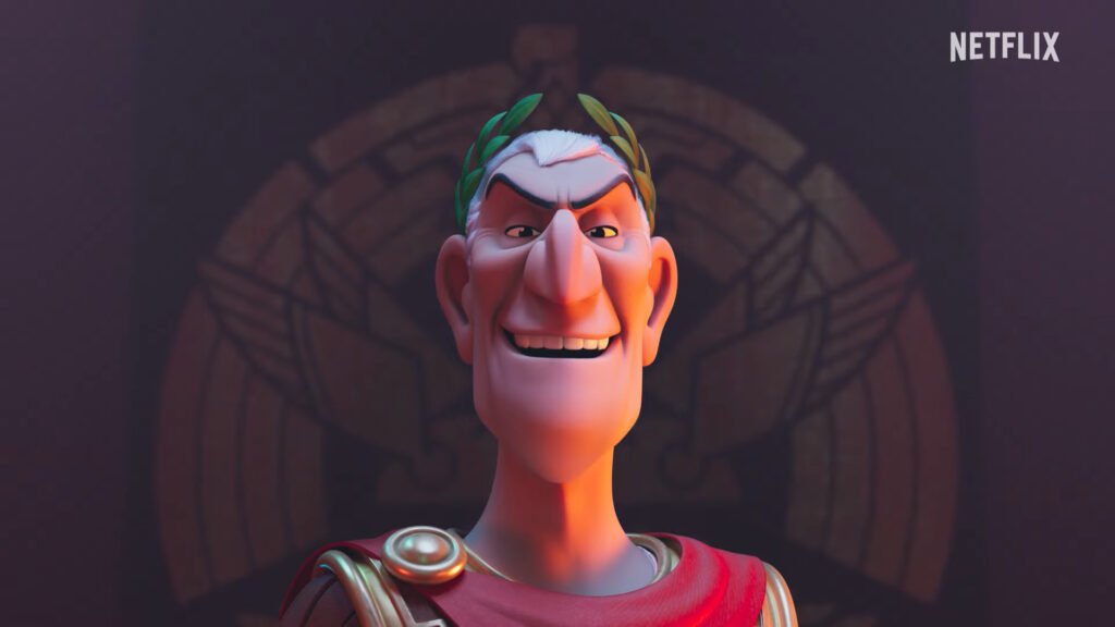 cesar dans Astérix et Obélix Le combat des chefs