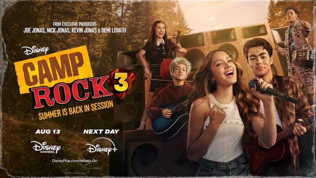 Camp Rock 3 : Demi Lovato revient, sortie française le 14 août sur Disney+
